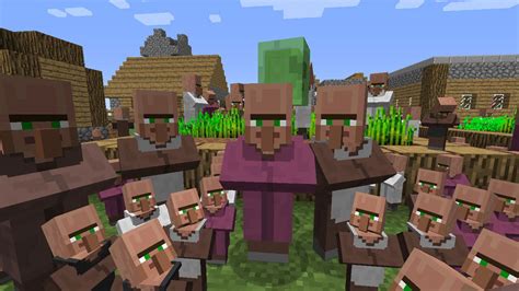 Villager in Minecraft.
